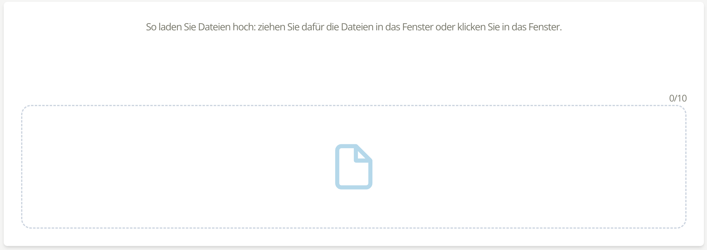 Geräte-Stammdaten Datei hochladen